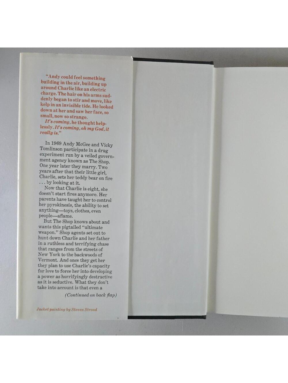 Firestarter Stephen King Limited First Edition Original Phantasia Press DJ 1980 - Picture 5 of 6